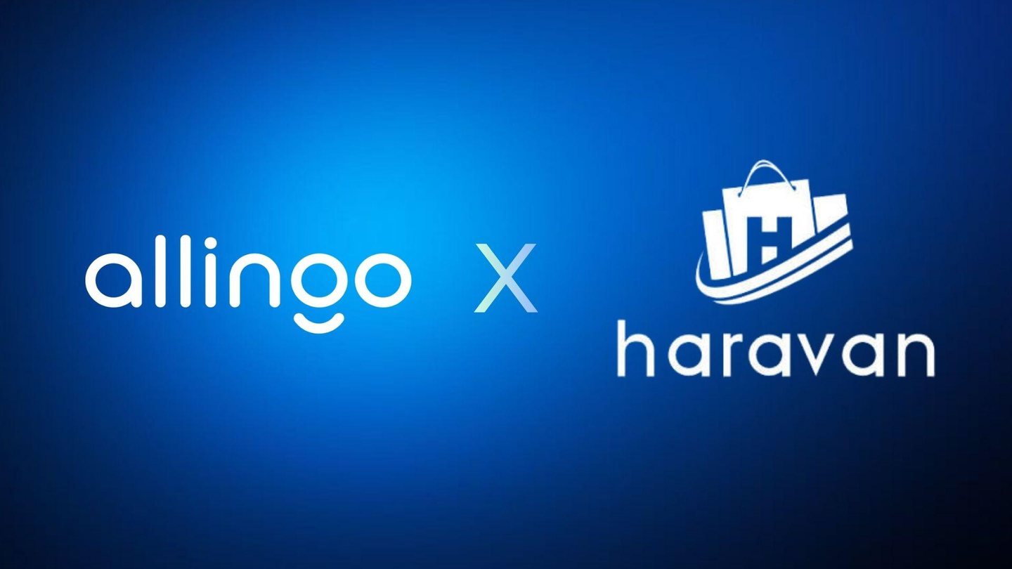 Allingo × Haravan logos