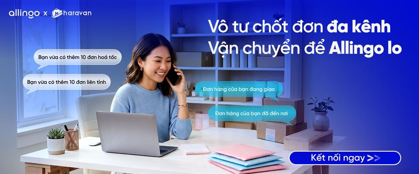 Allingo × Haravan: sell on every channel, let Allingo handle the shipping