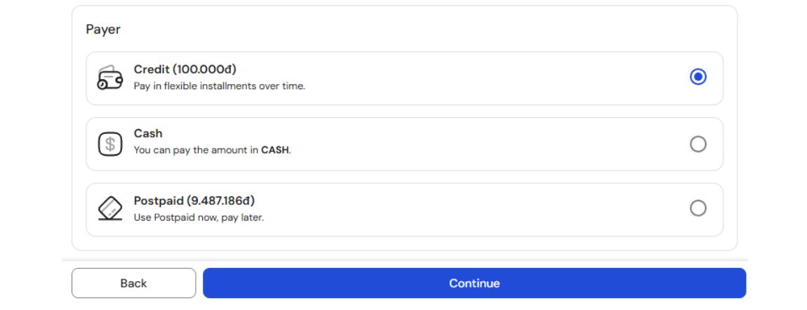 Automate e-commerce shipping payments, figure 3