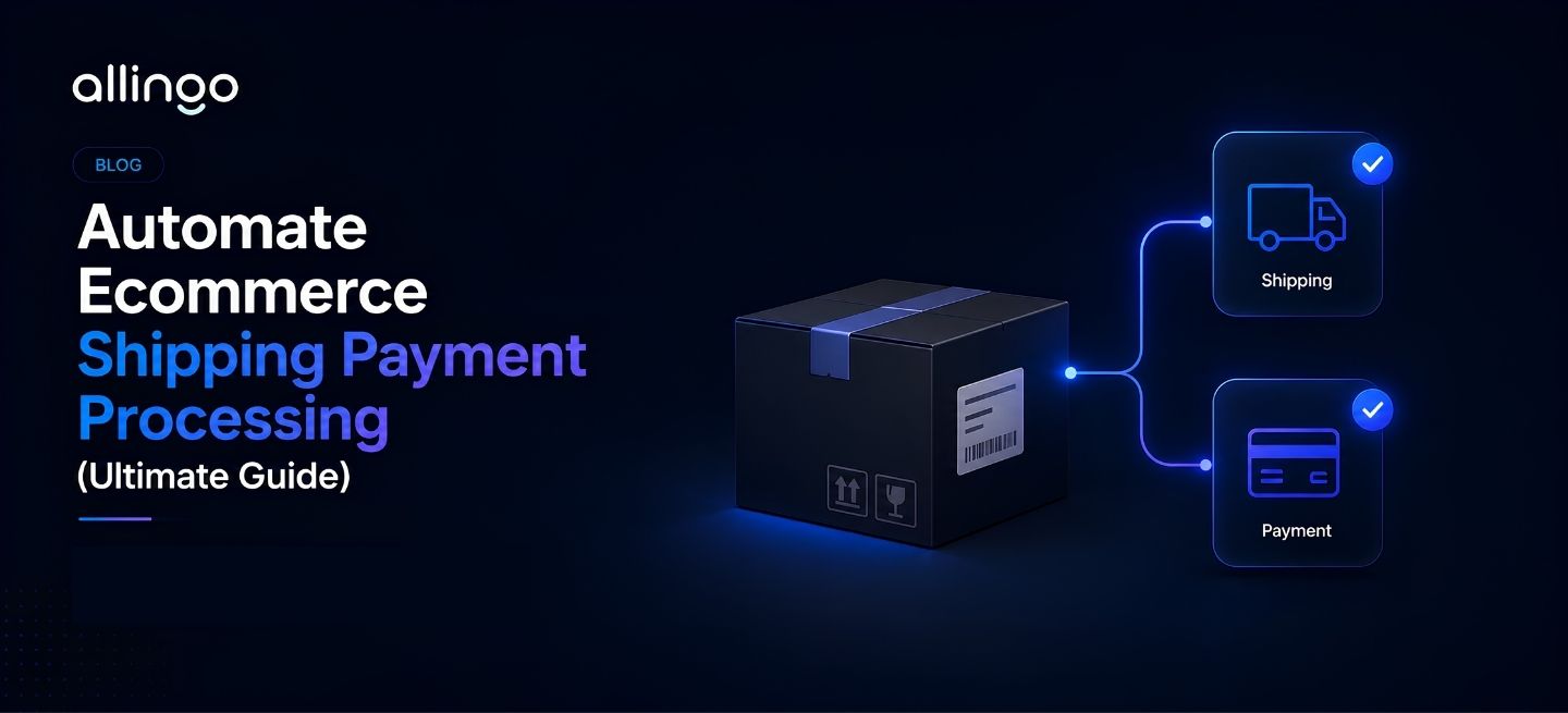 Automate e-commerce shipping payment processing